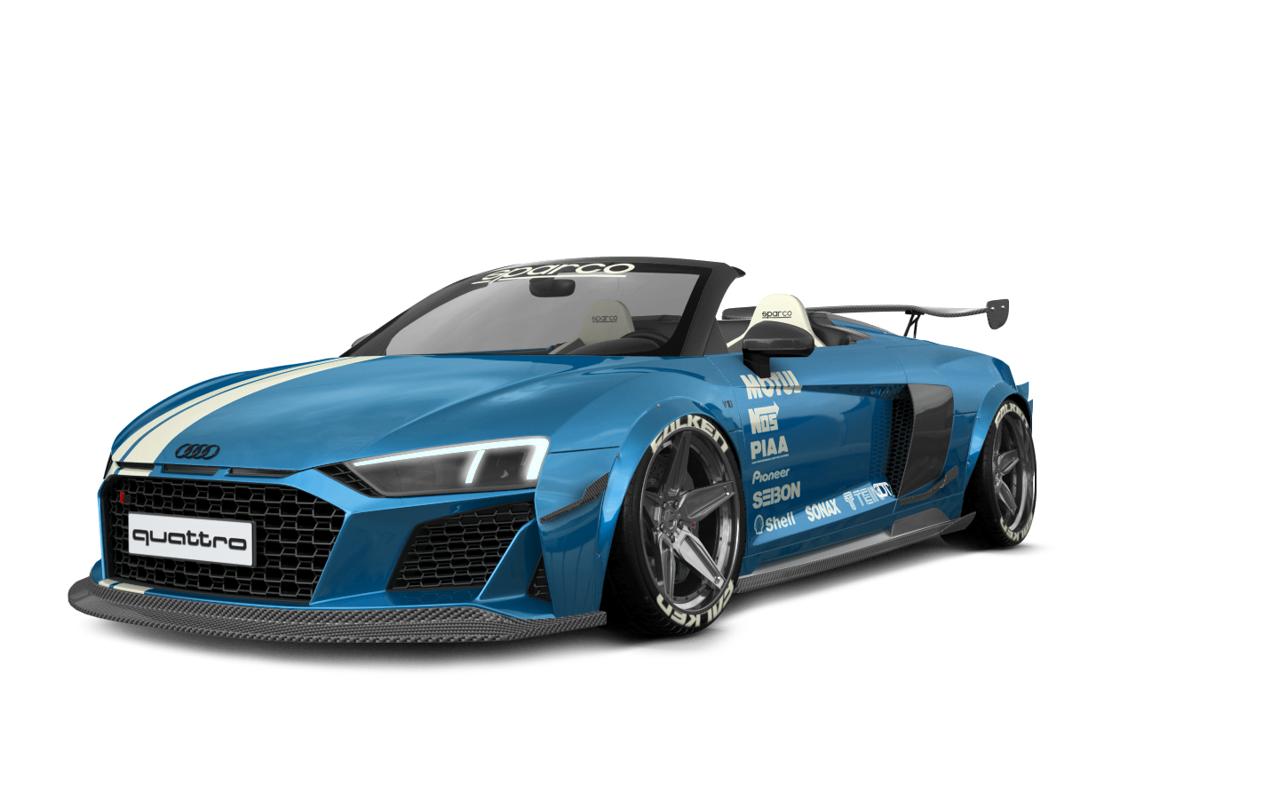 Audi R8 Spyder 2016-2022 | 3DTuning - probablemente el mejor ...